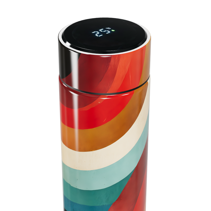 Garrafa Térmica Touch - Estampa Colorida Vertical