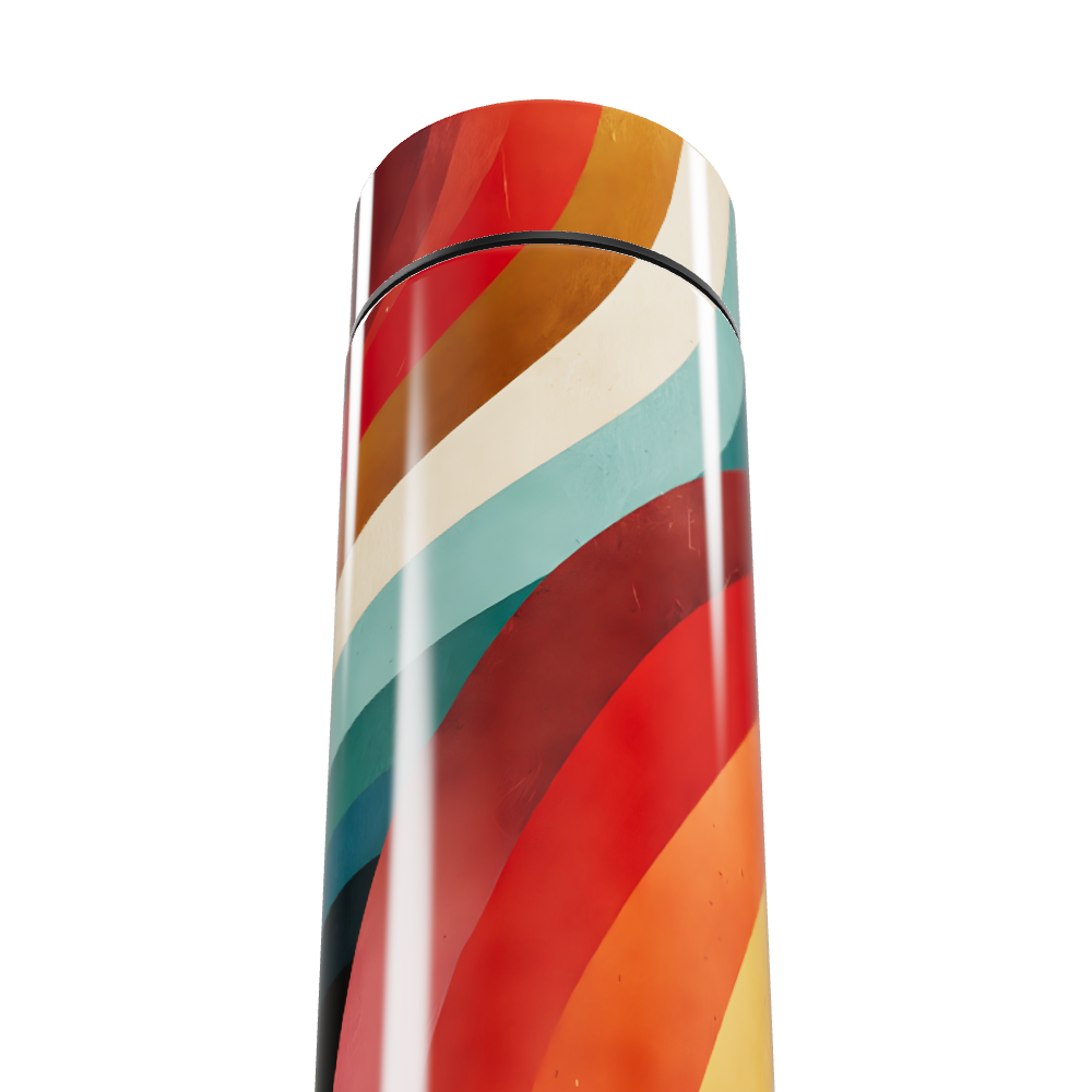 Garrafa Térmica Touch - Estampa Colorida Vertical