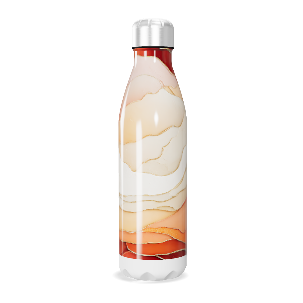 Garrafa Inox - Estampa Abstrata Colorida