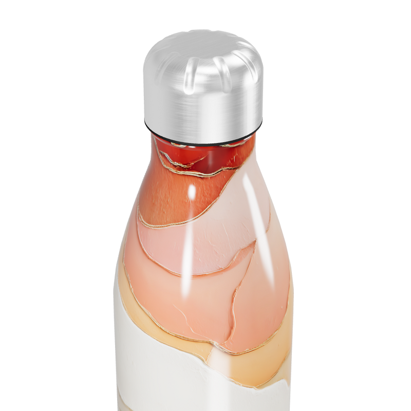 Garrafa Inox - Estampa Abstrata Colorida