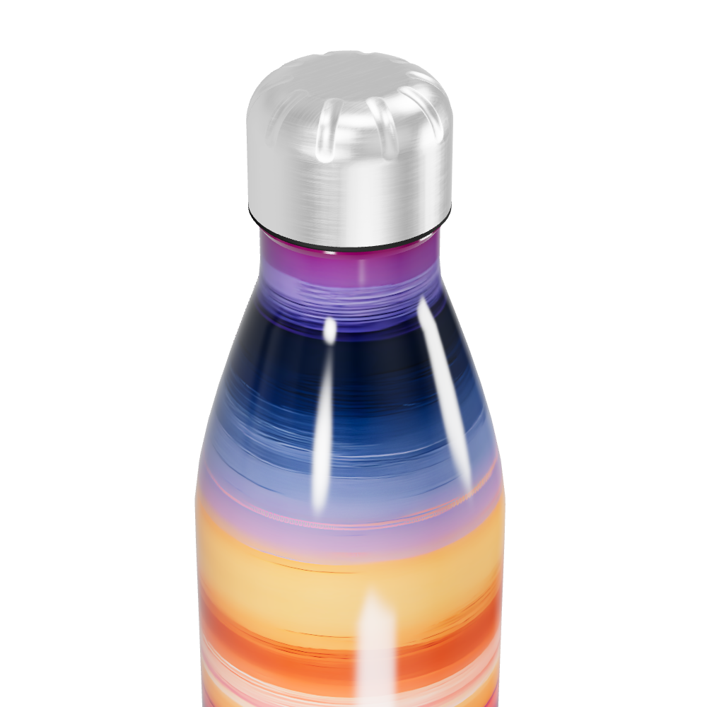 Garrafa Inox Estampada Colorida