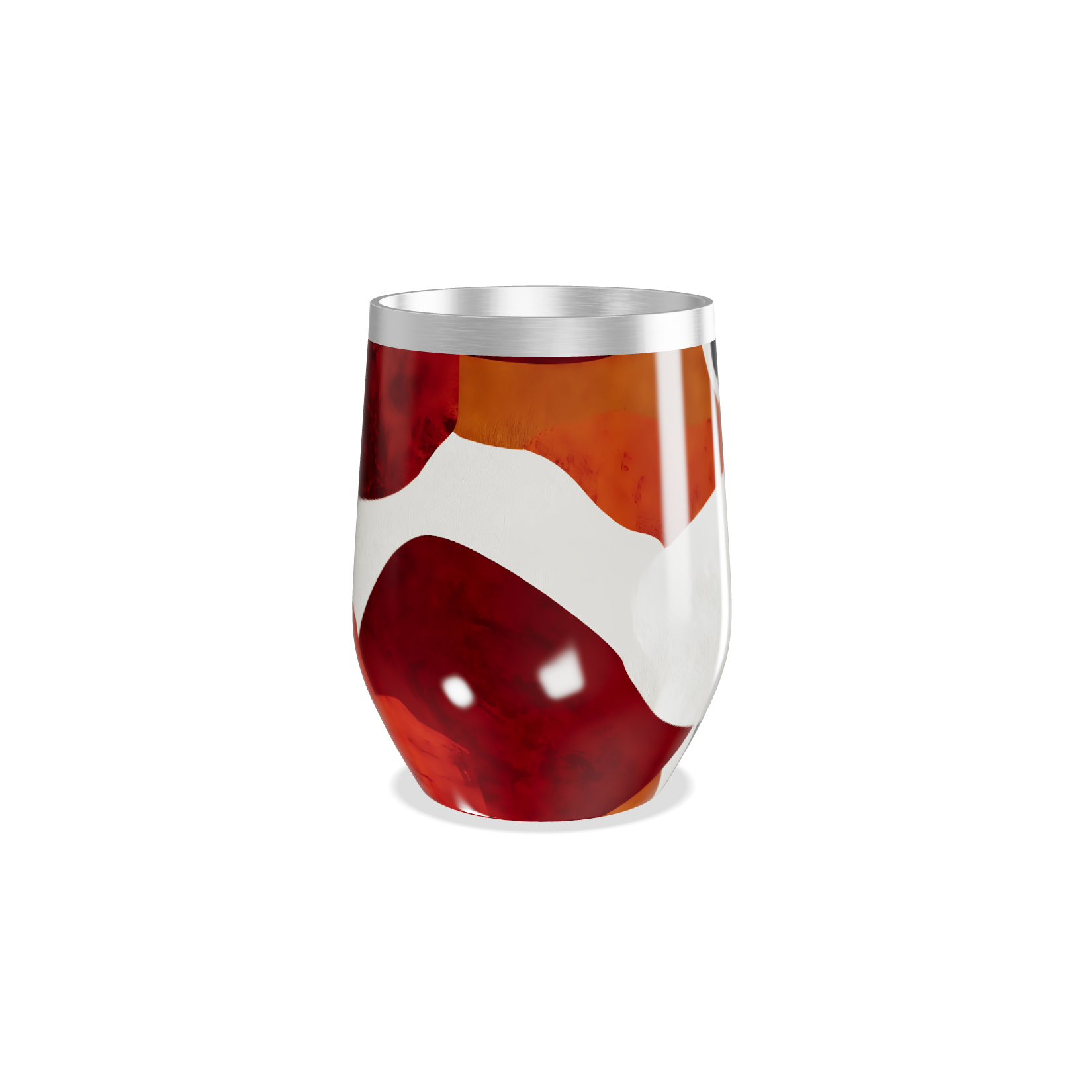 Copo Térmico Slim - Estampa Abstrata Colorida