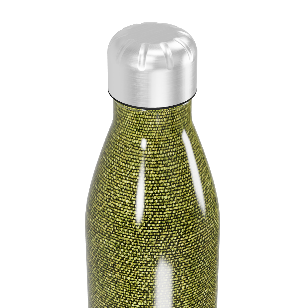 Garrafa Inox Verde Texturizada