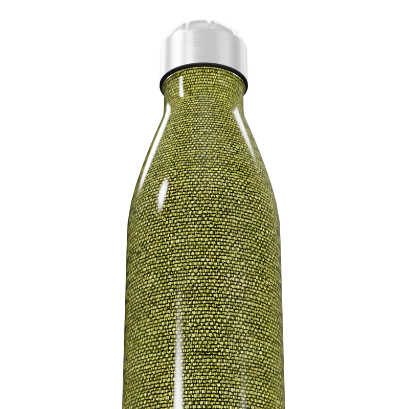 Garrafa Inox Verde Texturizada