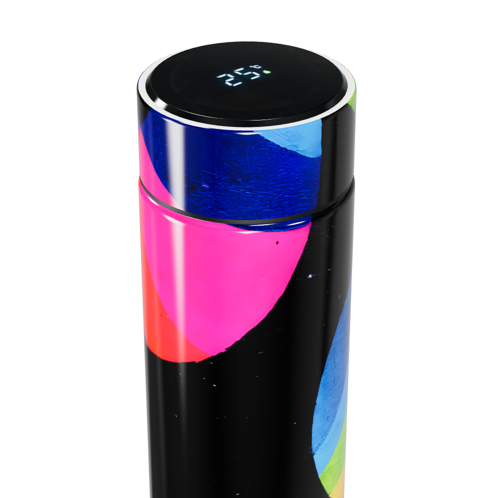 Garrafa Térmica Touch - Colorida Aço Inox Digital
