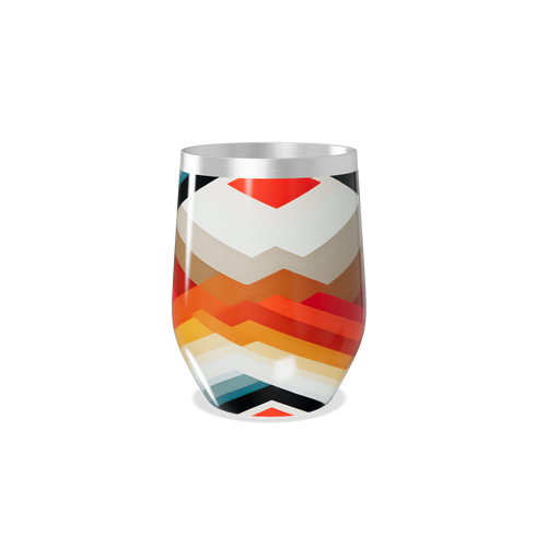 Copo Térmico Slim - Estampa Geométrica Colorida