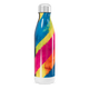 Garrafa Inox Multicolorida com Tampa Prata