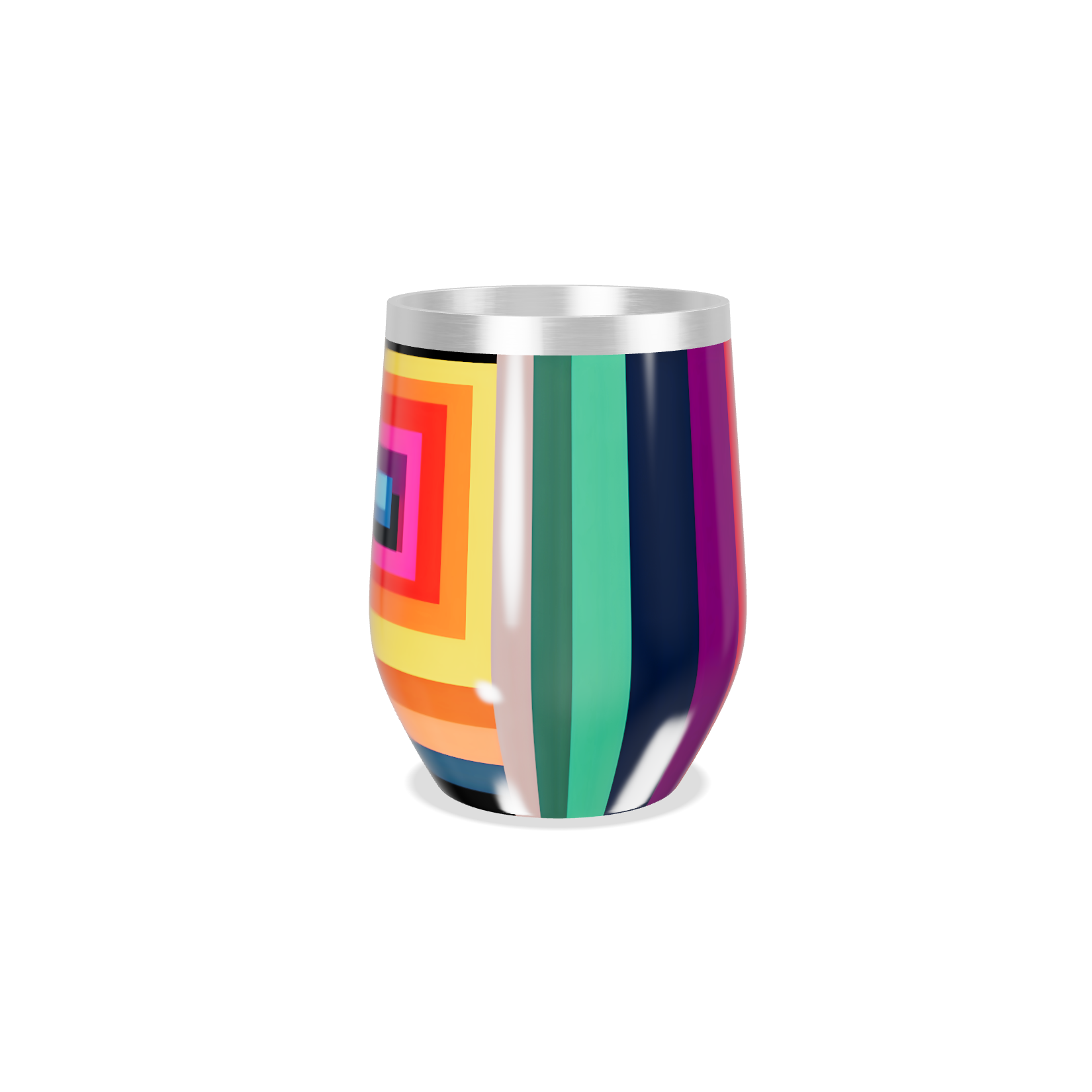 Copo Térmico Slim - Colorido em Aço Inox