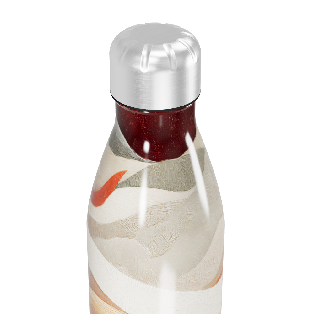 Garrafa Inox - Estampada Ondas Coloridas