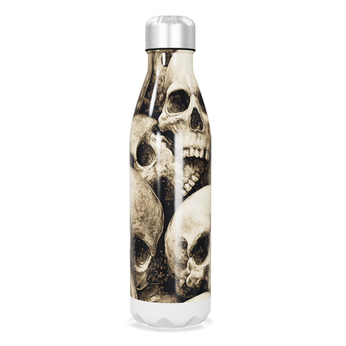 Garrafa Inox - Estampa Caveiras