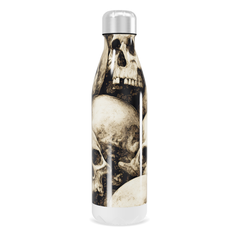Garrafa Inox - Estampa Caveiras