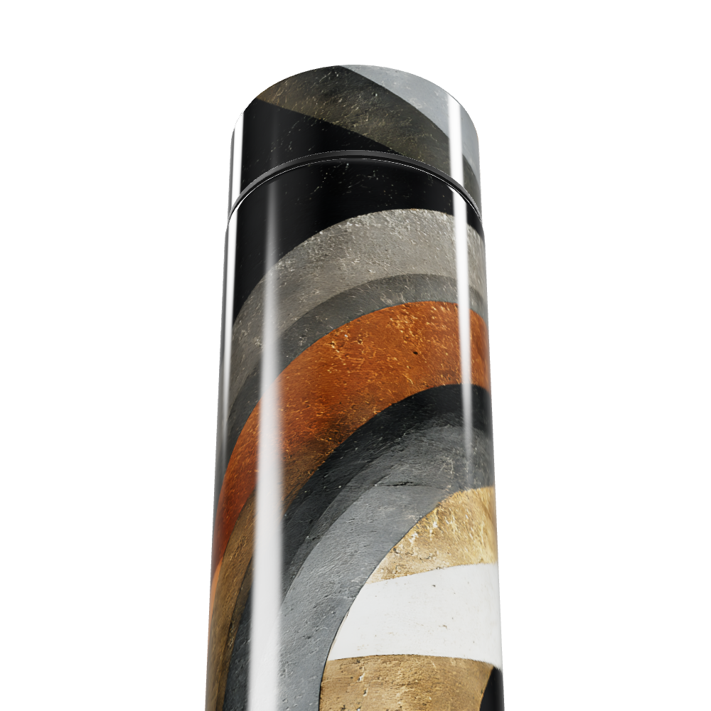 Garrafa Térmica Touch - Com listras coloridas