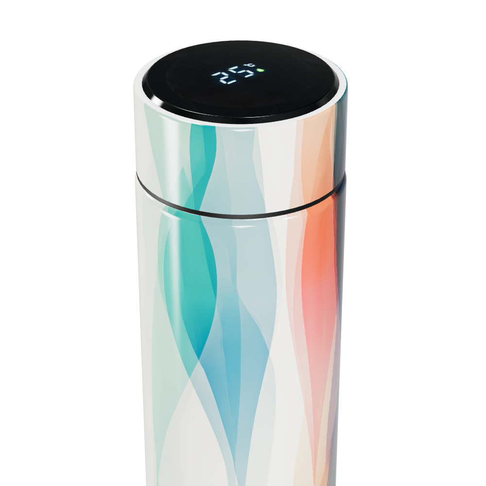 Garrafa Térmica Touch - Estampa Colorida Digital