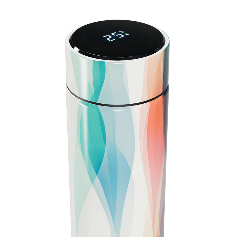 Garrafa Térmica Touch - Estampa Colorida Digital