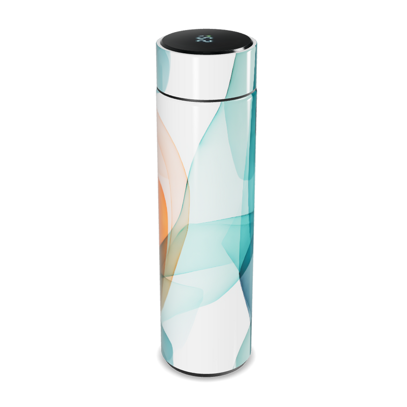 Garrafa Térmica Touch - Estampa Azul Vidro