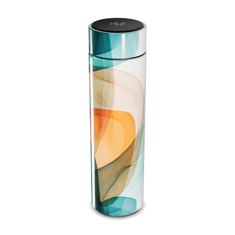 Garrafa Térmica Touch - Estampa Azul Vidro