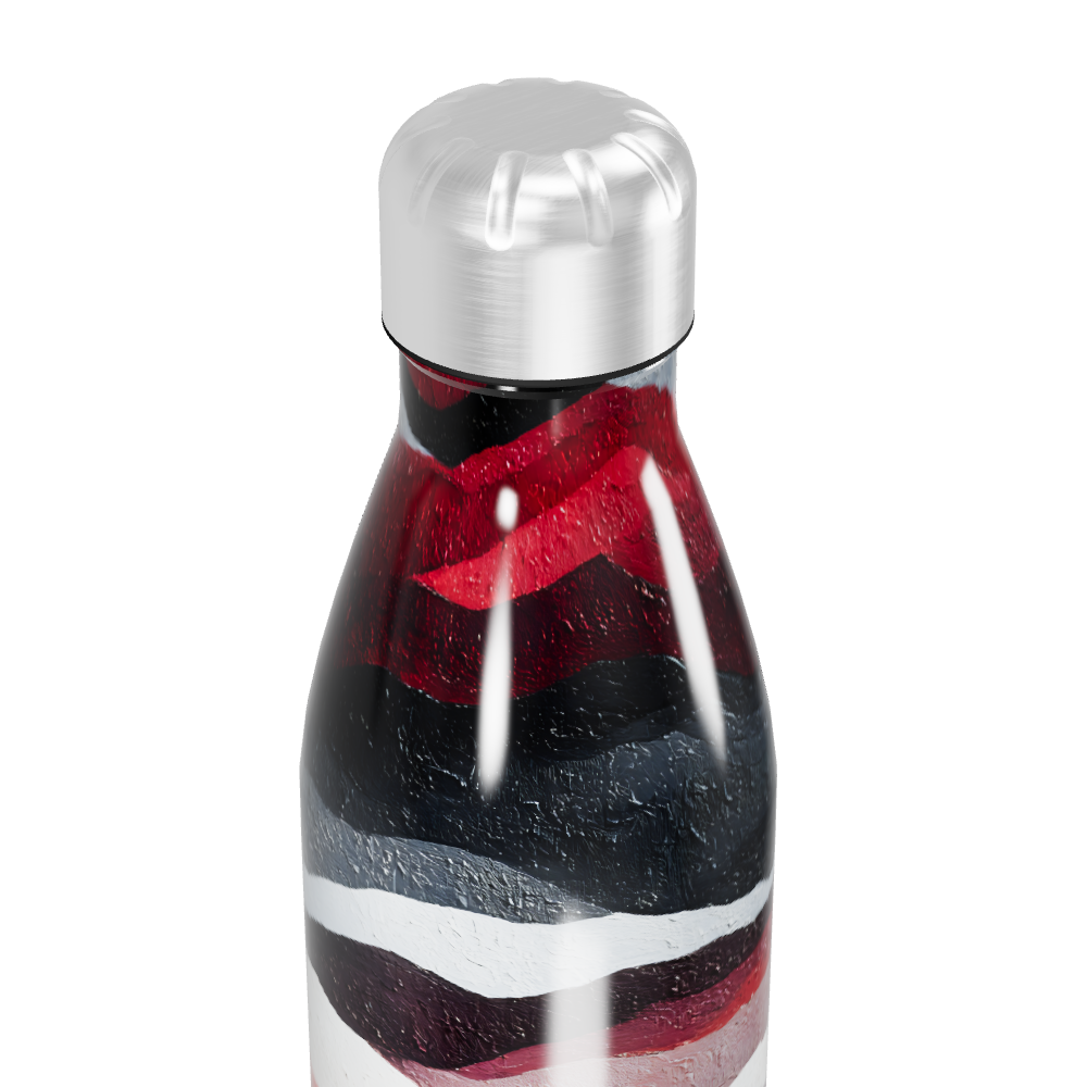 Garrafa Inox - Listras Coloridas