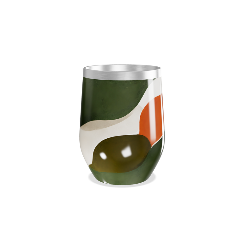 Copo Térmico Slim - Estampa Colorida Aço Inox