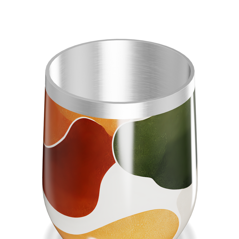 Copo Térmico Slim - Estampa Colorida Aço Inox