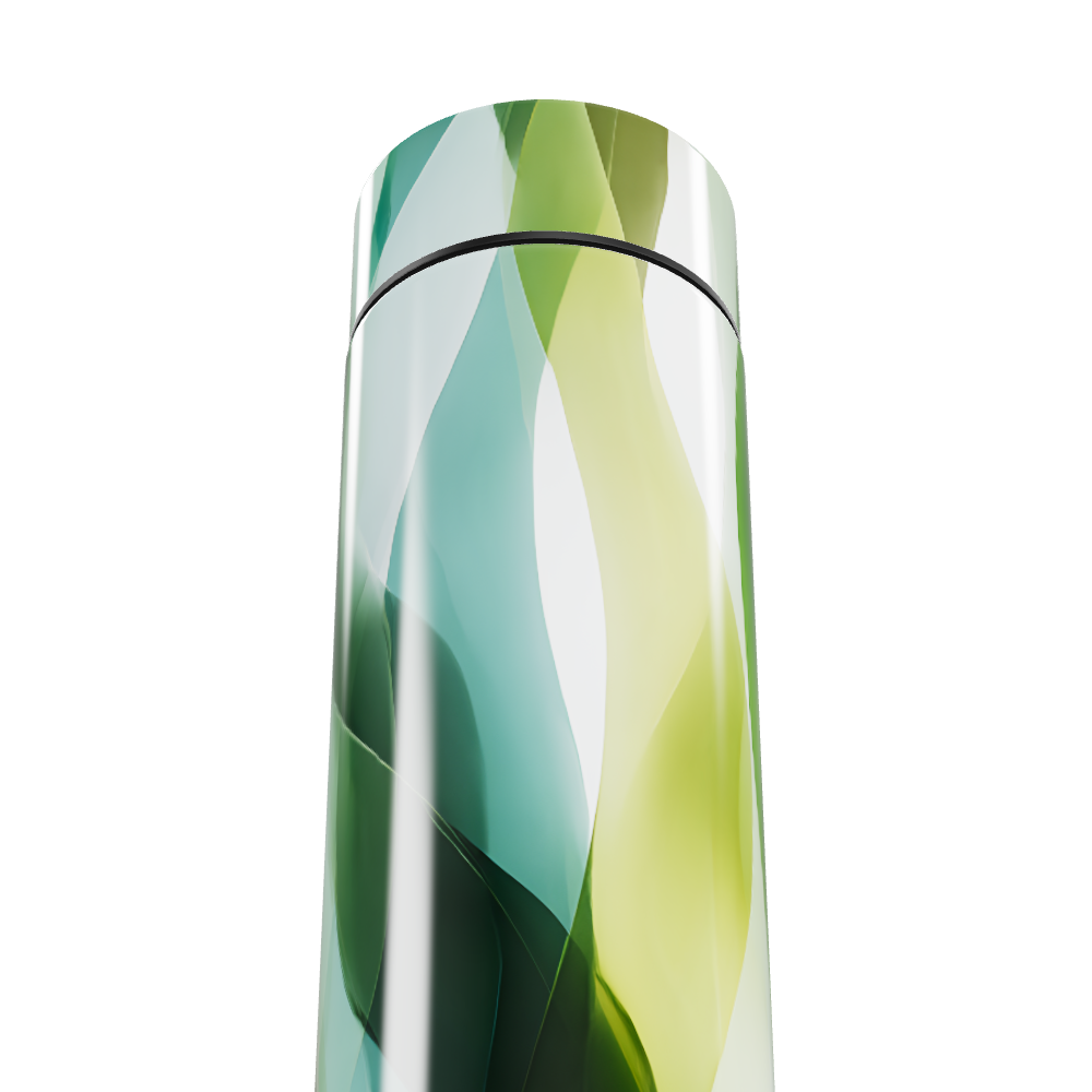 Garrafa Térmica Touch - Verde Estampada