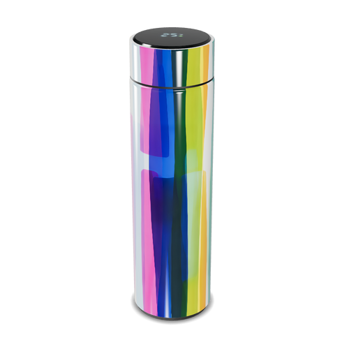 Garrafa Térmica Touch - Arco-íris Inox