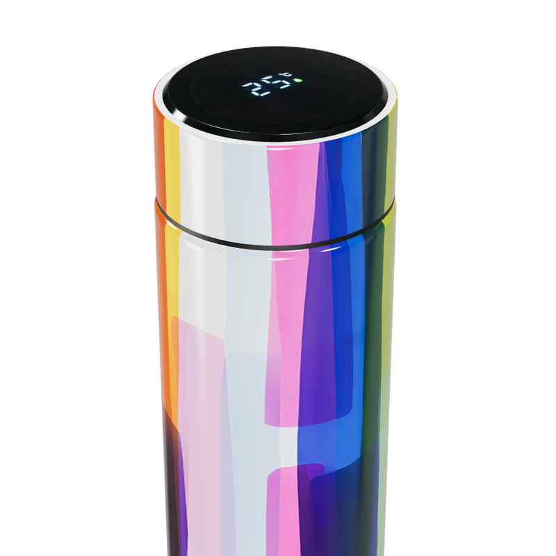 Garrafa Térmica Touch - Arco-íris Inox