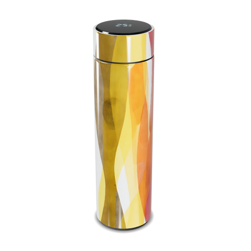 Garrafa Térmica Touch - Colorida Digital LED