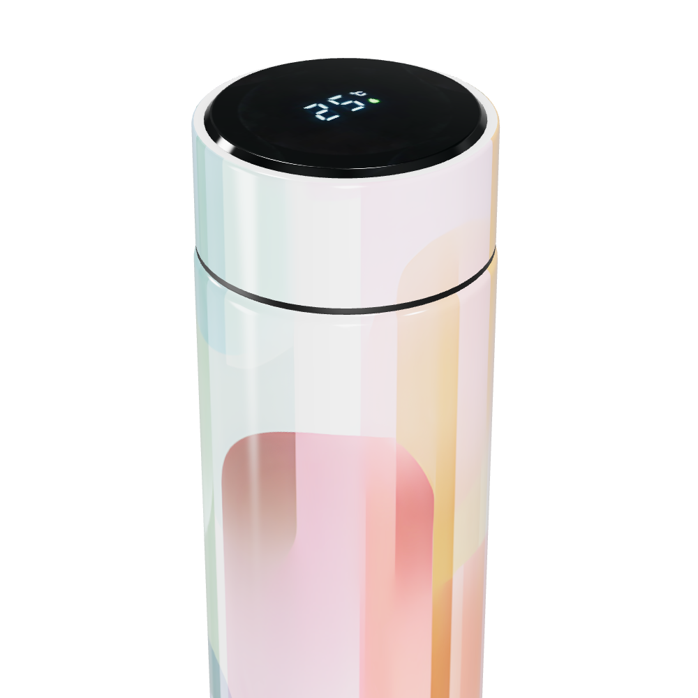 Garrafa Térmica Touch - Estampa Colorida Digital