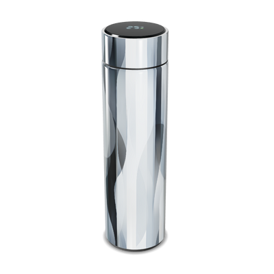 Garrafa Térmica Touch Prateada Aço Inox