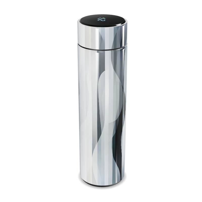 Garrafa Térmica Touch Prateada Aço Inox