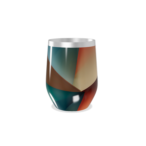 Copo Térmico Slim - Colorido Abstrato