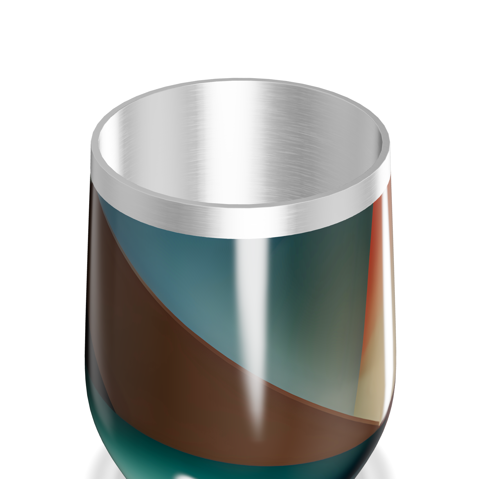 Copo Térmico Slim - Colorido Abstrato