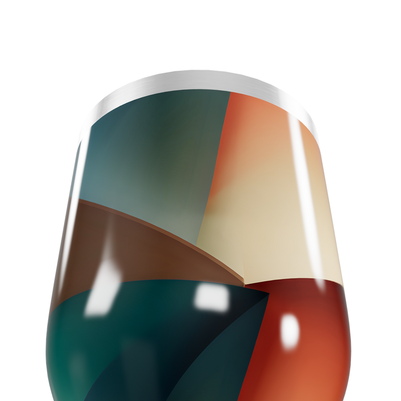 Copo Térmico Slim - Colorido Abstrato