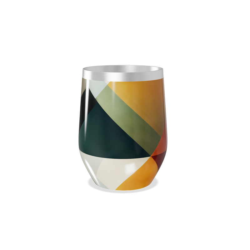 Copo Térmico Slim - Geométrico Colorido Inox