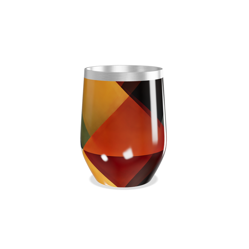 Copo Térmico Slim - Geométrico Colorido Inox