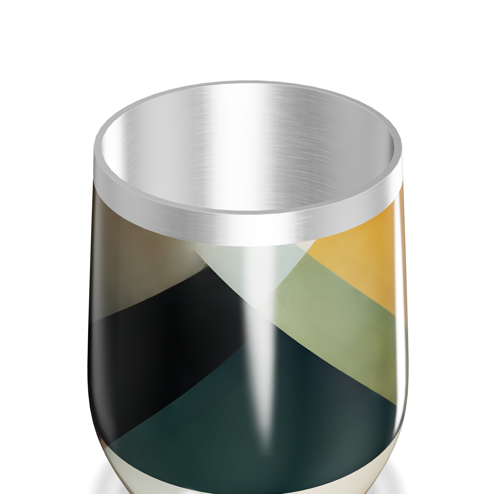 Copo Térmico Slim - Geométrico Colorido Inox