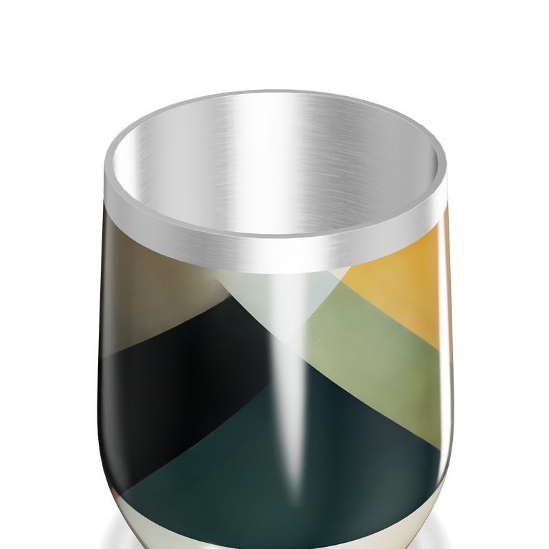 Copo Térmico Slim - Geométrico Colorido Inox