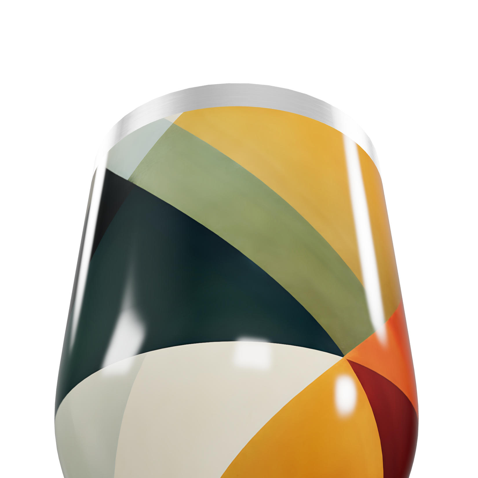 Copo Térmico Slim - Geométrico Colorido Inox