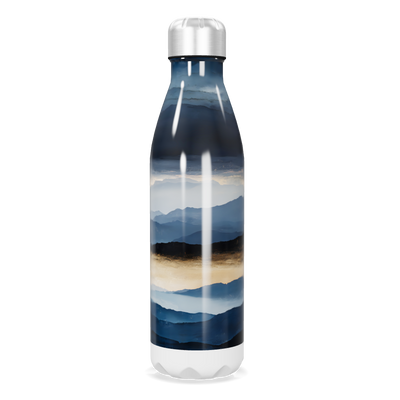 Garrafa Inox - Estampa Montanhas Azul