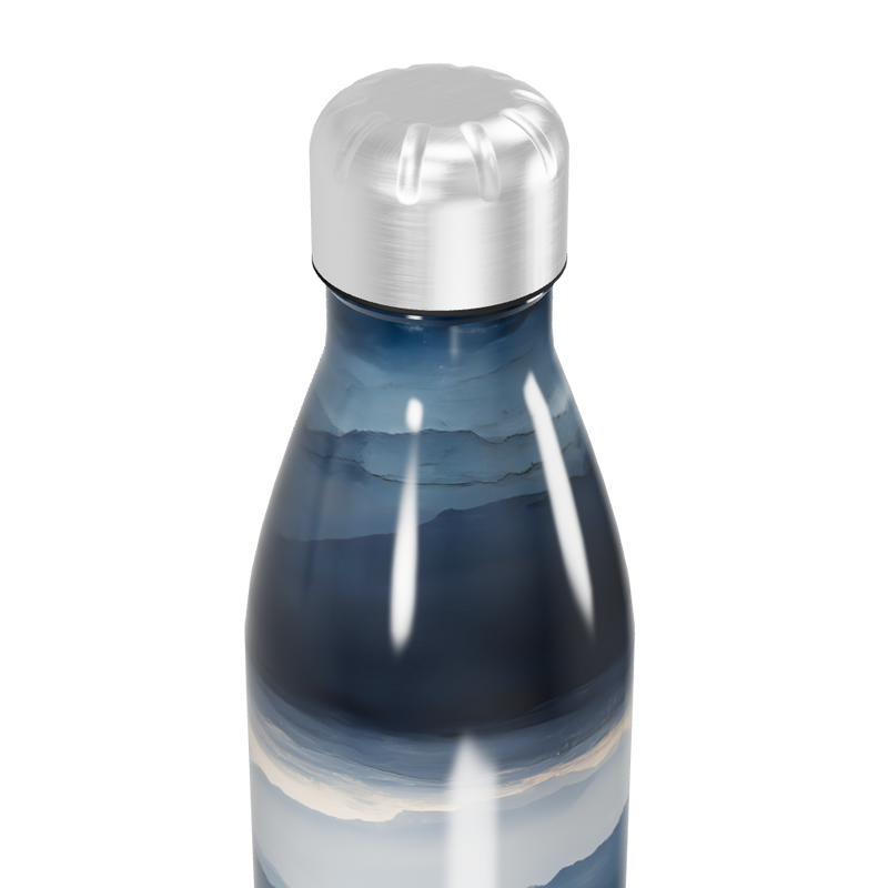 Garrafa Inox - Estampa Montanhas Azul