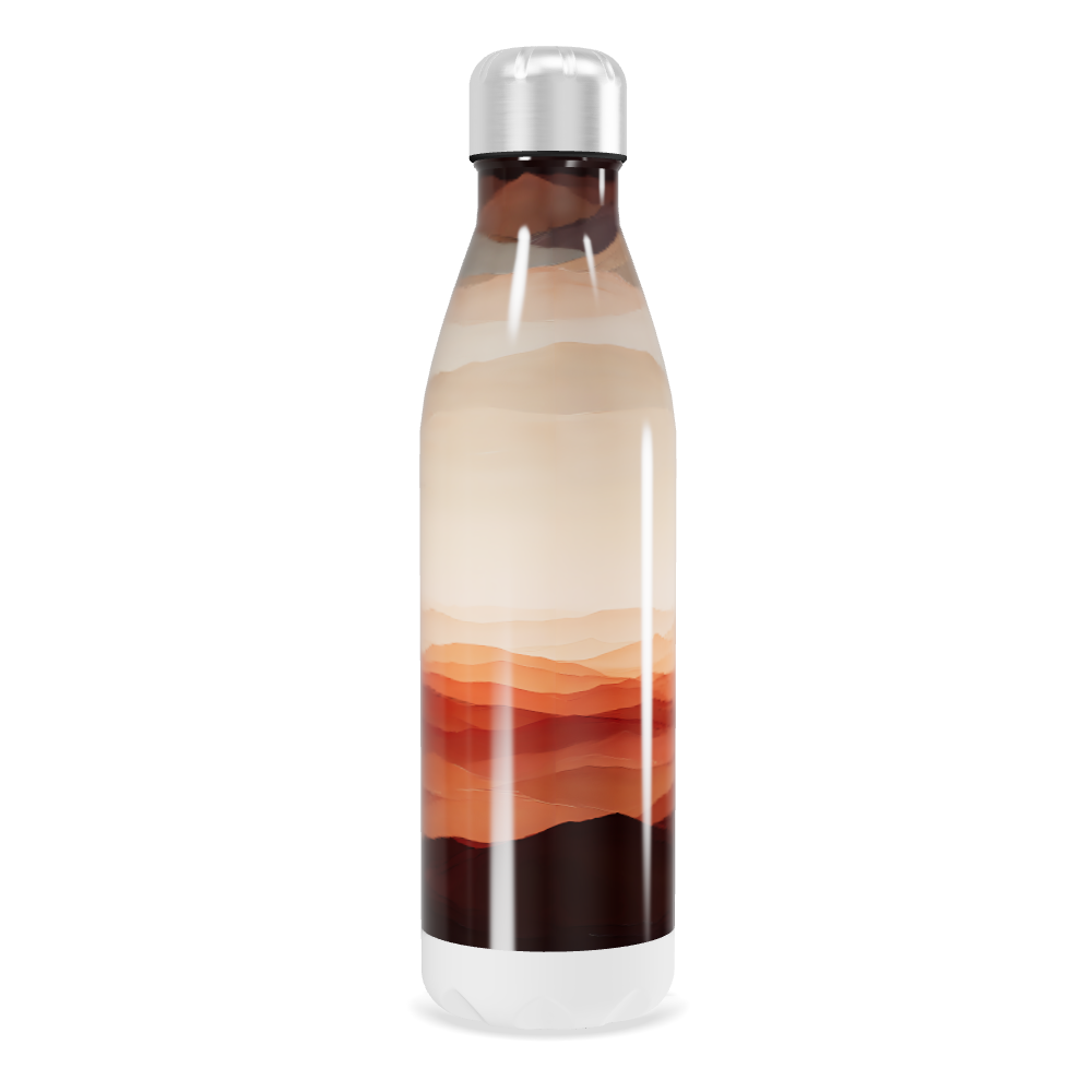 Garrafa Inox - Design Montanhas