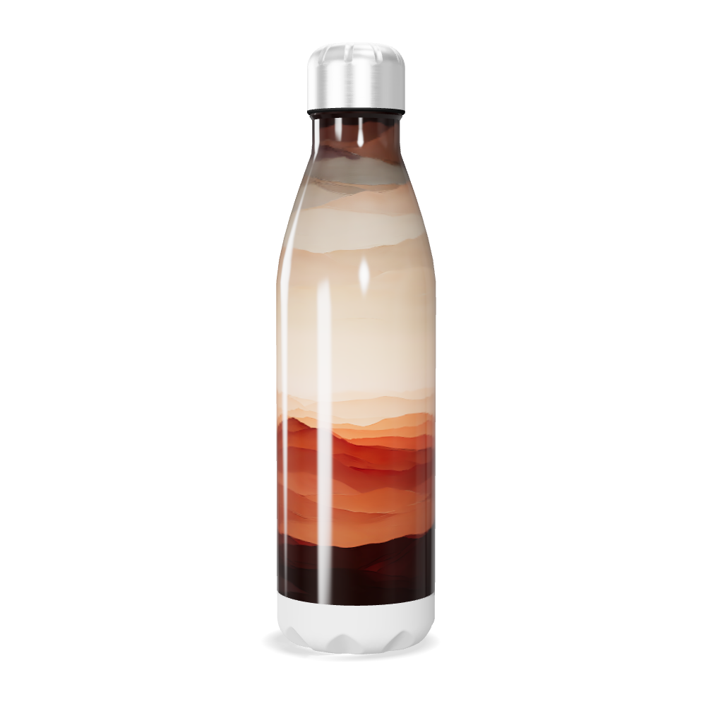 Garrafa Inox - Design Montanhas