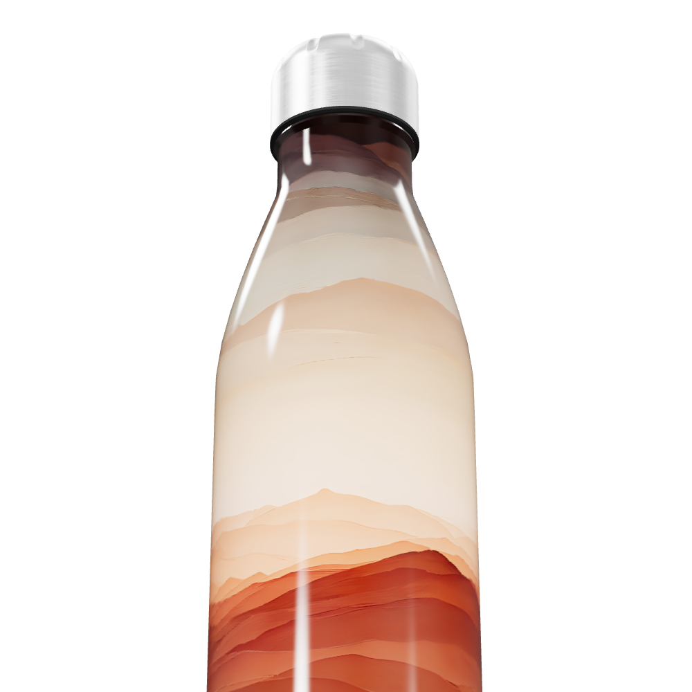 Garrafa Inox - Design Montanhas