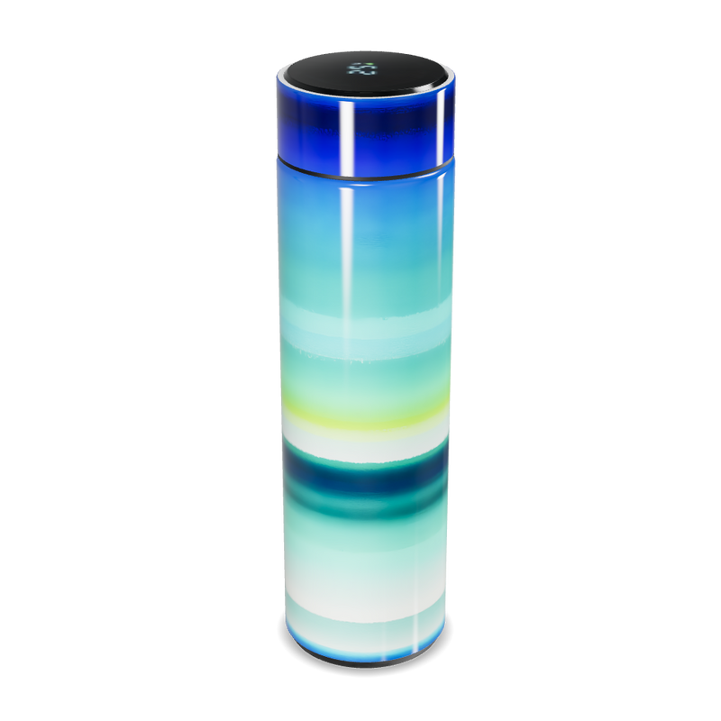 Garrafa Térmica Touch - Azul Degradê Digital