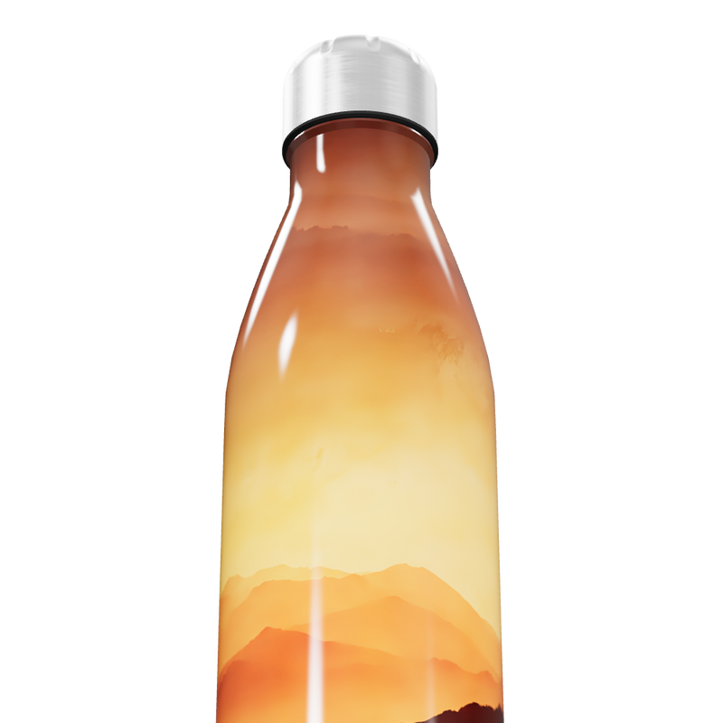 Garrafa Inox - Paisagem Pôr do Sol