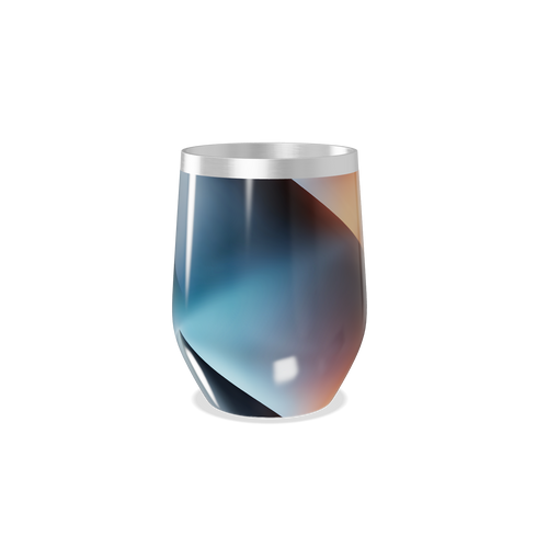 Copo Térmico Slim - Degradê Azul aço inox