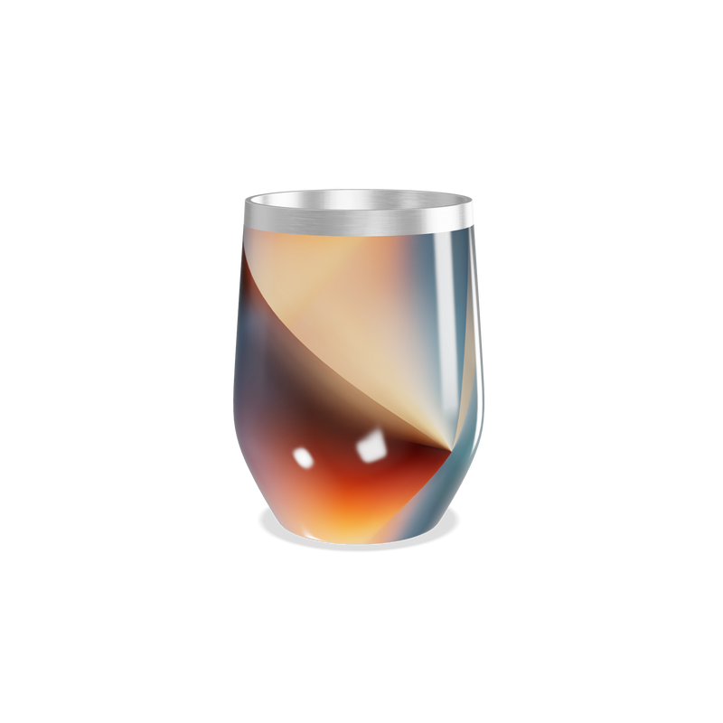 Copo Térmico Slim - Degradê Azul aço inox