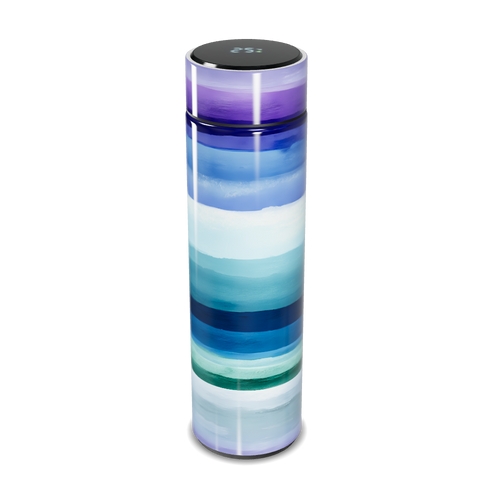 Garrafa Térmica Touch - Listras Coloridas