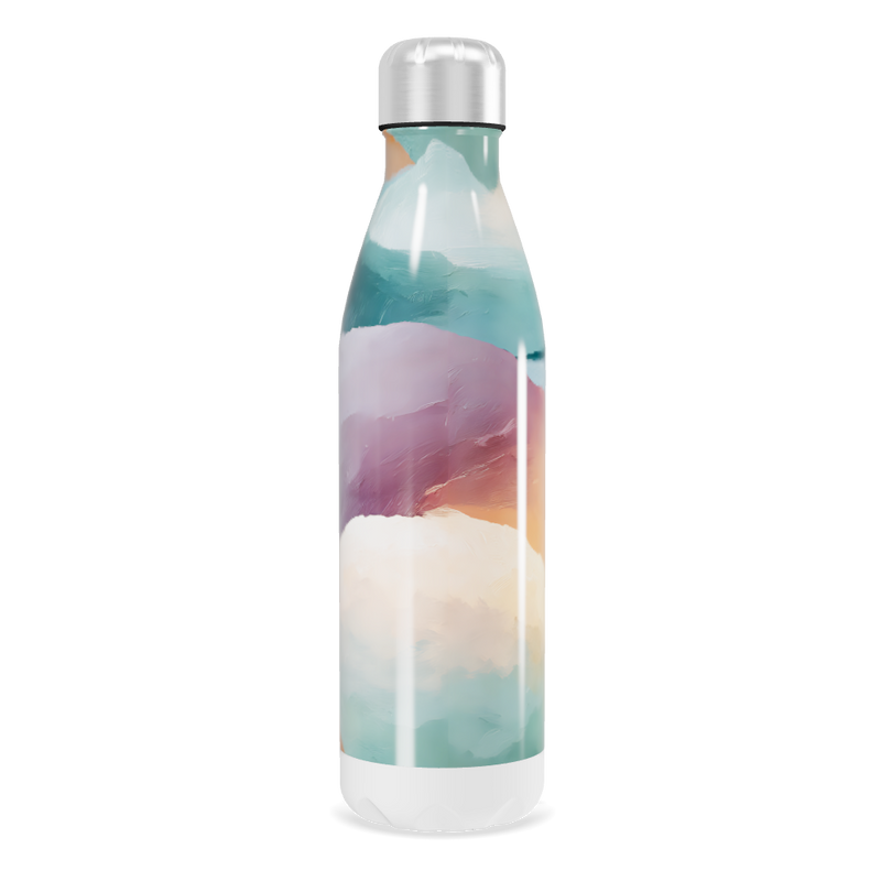 Garrafa Inox Estampada Colorida 500ml