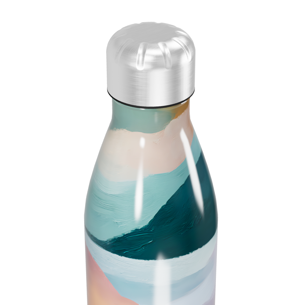 Garrafa Inox Estampada Colorida 500ml